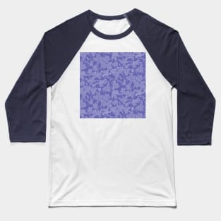 Very Peri Dotted Magnolias Baseball T-Shirt